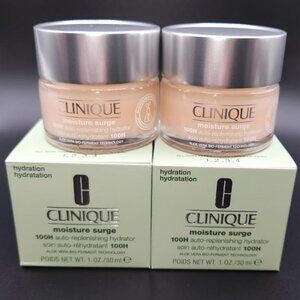 NIB 2 x Clinique Moisture Surge 100HR Hydrator Moisturizer 1 oz/ each